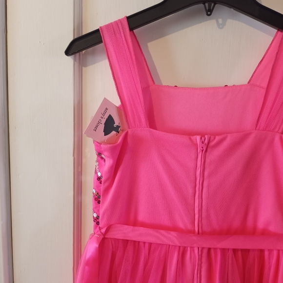 Amy's Closet Pink Tule Dress Girl's Size 14 NWT - Picture 10 of 16